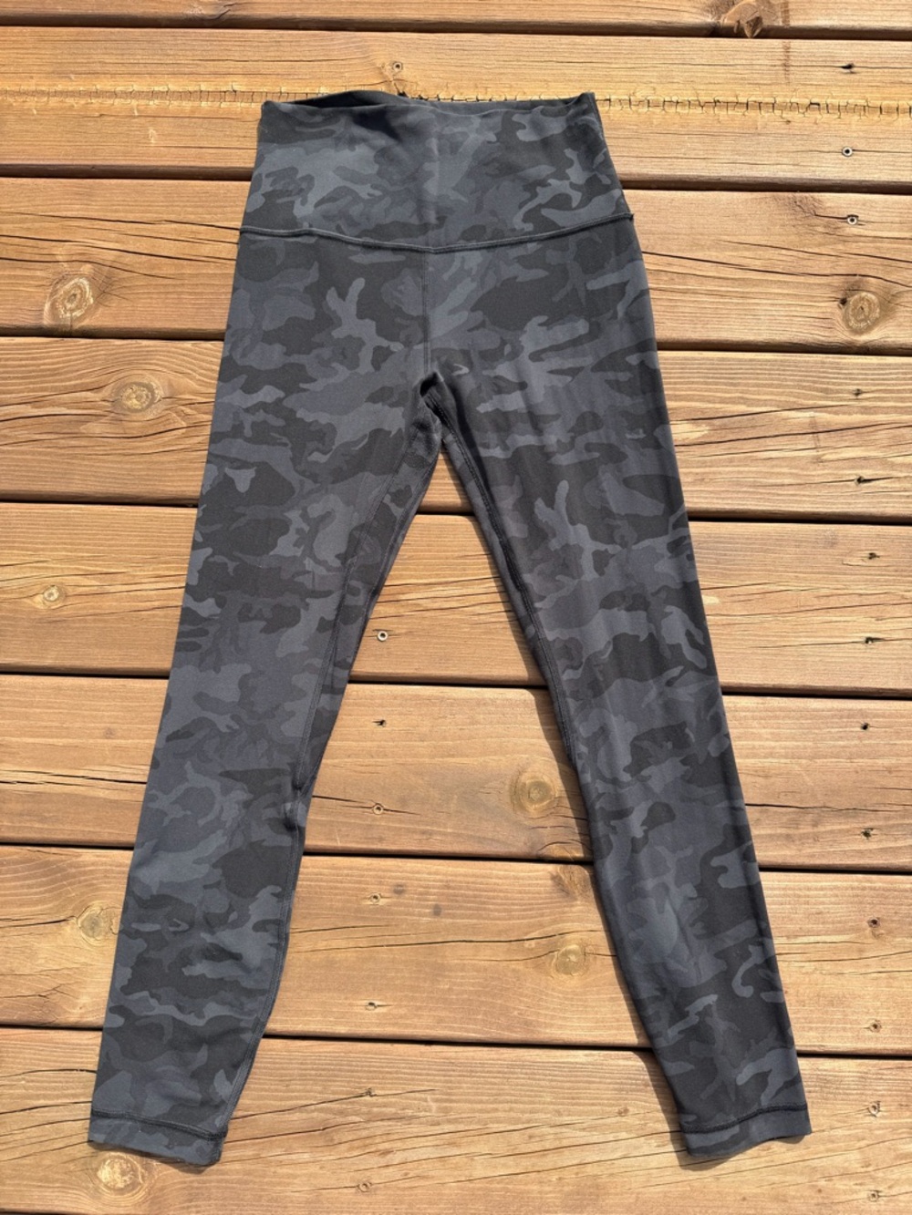lululemon athletica Black Camo High-Rise Leggings